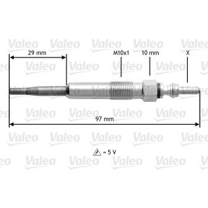 Valeo Bougie de préchauffage 345125