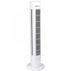 Image de Alpina Ventilateur tour 78cm de hauteur 3 vitesses oscillation réglable Blanc