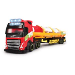 Dickie Toys Heavy Load Truck - Grand Camion avec remorque et éolienne avec lumière et Son, Jouet pour Enfants à partir de 3 Ans