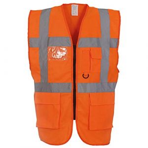 Yoko Gilet de sécurité haute visibilité - Unisexe (L) (Orange) - UTBC1267