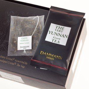 Dammann Fr&egrave;res Th&eacute; Vert Yunnan Vert - 24 sachets envelopp&eacute;s