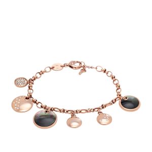 Fossil Bracelet Classics acier rosé, oxydes et nacre