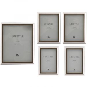 Jardindeco Set cadres photos Frames (Lot de 5)