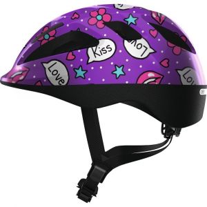 Abus Casque vélo enfant SMOOTY 2.0 Purple Kisses