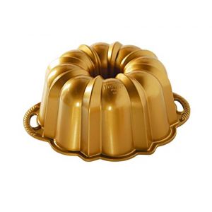 Image de Nordicware Nordic Ware Gugelhupfform en ton or exclusif pour gâteau d'anniversaire