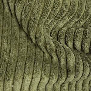 Tissu velours côtelé fin kaki - Mondial Tissus