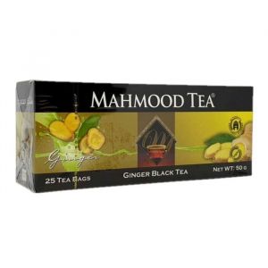 MAHMOOD TEA - Th&eacute; noir Ceylan au gingembre - 25 sachets - Bo&icirc;te 50g