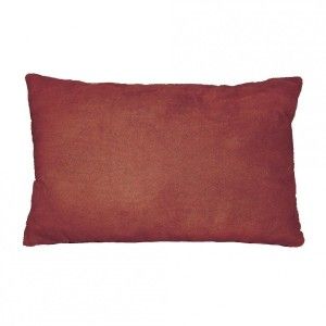 Image de Coussin Déco "Suédine" 30x50cm Rouge Brique