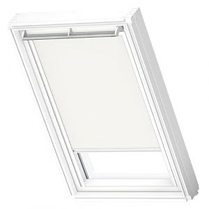 Velux Original Store Occultant (DKL), Cadre Blanc, M08, 308, 2, Beige Clair - Beige Clair