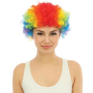 Ruedelafete Perruque pop multicolore