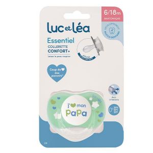 Luc et Léa Sucette essentiel j'aime Papa 6-18M