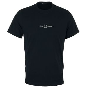 Fred Perry T-shirt droit signature logo coton Blanc - Couleur Blanc - Taille L