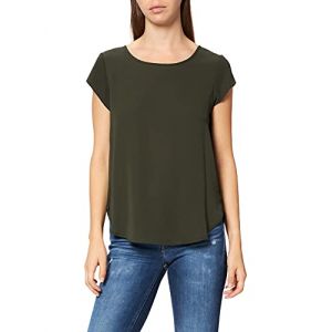 Only T-shirt Uni &agrave; Manches Courtes Vic 44 Rosin