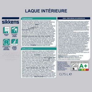 Laque intérieure satin Gris Basalte 0,75 L