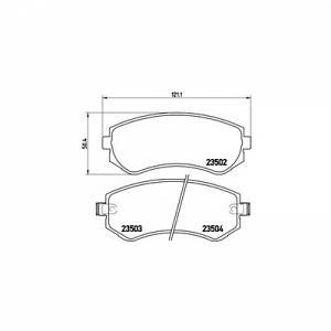 Image de Brembo 4 plaquettes de frein P56039