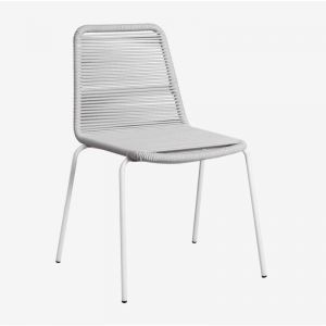 Chaise de jardin empilable Mileyd SKLUM Gris Clair