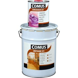 Comus URETHANE 231 incolore (B+D) - BRILLANT 1,2L - Vernis polyuréthane bi-composant tous supports