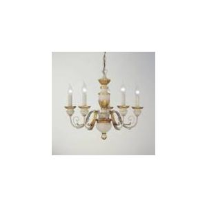 Suspension Firenze 5 ampoules en métal