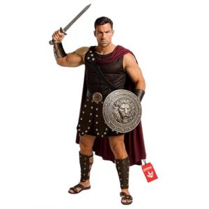 Morph Costume Gladiateur Romain Déguisement Soldat Romain Tenue Centurion Adulte Costume Historique M