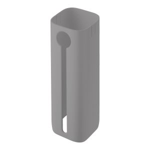 Zwilling FRESH & SAVE CUBE &Eacute;tui pour bo&icirc;te de conservation taille 4S, protection maximale des aliments sensibles &agrave; la lumi&egrave;re, indicateur de niveau, plastique sans BPA, couleur grise