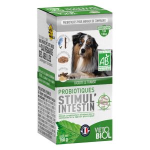 Biovetol Poudre Stimul'Intestin Bio Grand Chien >10kg - 160g