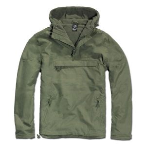 Brandit Homme Veste Coupe-Vent - Vert, S