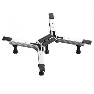 Doporro Support de Receveur de Douche en Acrylique 5 Pieds Ajustables de Bac de Douche Structure en X Antiglisse 78cm Duschwannenf&uuml;&szlig;e01