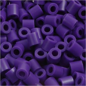 Image de Creotime Perles à repasser Midi 5 mm - Violet foncé - 6000 pcs