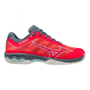 Image de Mizuno Wave Exceed Light Chaussures Toutes Surfaces Femmes - Corail, Bleu