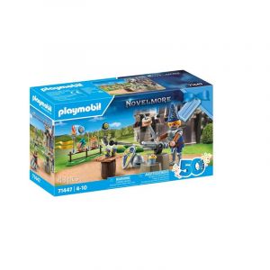 Playmobil 71447 Novelmore : Chevalier et d&eacute;corations de f&ecirc;te - Embarquez pour Un Voyage passionnant dans Le Monde des Chevaliers - D&egrave;s 4 Ans