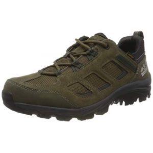 Jack Wolfskin Vojo 3 Texapore Low - Chaussures multisports taille 8, vert olive/brun