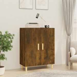 Image de VidaXL Buffet Chêne fumé 70x34x90 cm Bois d'ingénierie