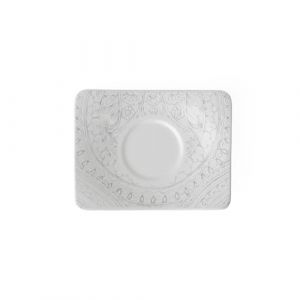Villeroy & Boch Quinsai Jardin Soucoupe pour Tasse à Espresso, Porcelaine, Multicolore, 14 x 11 cm