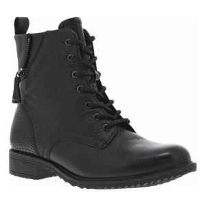 Tamaris Bottines femme en cuir &agrave; lacets zipp&eacute;