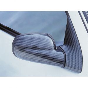 1 film thermocollable autocollant surface plane ou bombée look carbone noir