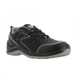 Safety Jogger Baskets de sécurité basses sportives sans métal FLOW S3 SRC ESD Noir / Blanc 39 - Noir / Blanc