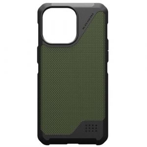 UAG Metropolis LT Rugged Case for Apple iPhone 15 Pro [6.1in] - Metropolis LT Kevlar Olive Drab - Coque de protection pour téléphone portable - compatibilité avec MagSafe - DuPont Kevlar, cadre TPU - olive kevlar - pour Apple iPhone 15 Pro