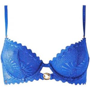 Soutien-gorge corbeille bleu Lison