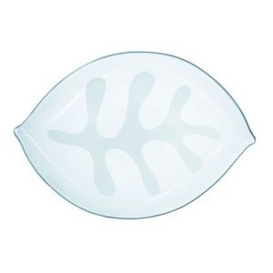 Image de Arcoroc Assiette ovale frosted transparente 33cm Phyto