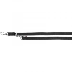 Trixie Classic laisse réglable - L-XL: 2,00 M/25 mm, noir