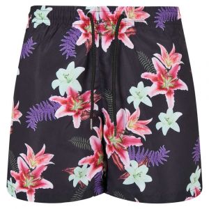 Urban classics Short De Bain Pattern S Dark Jungle