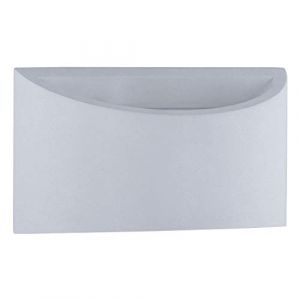 Applique Intérieur Couloir Lampe Lumière Indirecte Effet Up-Down G9 Sans ampoules, Béton gris - Paco Home