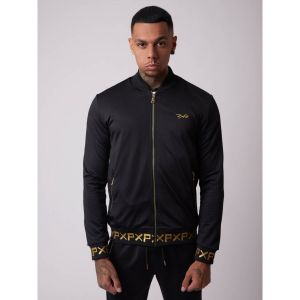 Blouson col teddy &eacute;critures dor&eacute;es Project X Paris