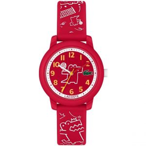 Lacoste Montre mixte enfant 12.12 Kids - 2030059 Bracelet Silicone Rouge