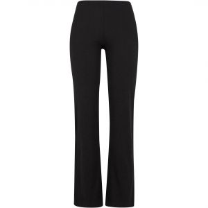 Urban classics Ladies Rib Black - Pantalons - noir - M - 80 % polyester, 20 % Viscose,Viscose