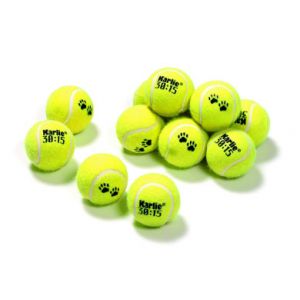 Karlie Lot de 12 balles de tennis ø 6 cm pour chien