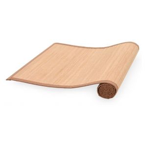 VidaXL Tapis de yoga Bambou 60 x 180 cm Marron