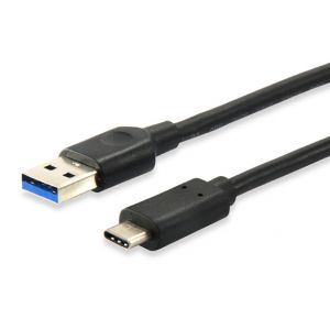 Equip 128343 câble USB 0,25 m 3.2 Gen 1 (3.1 Gen 1) USB C USB A Noir