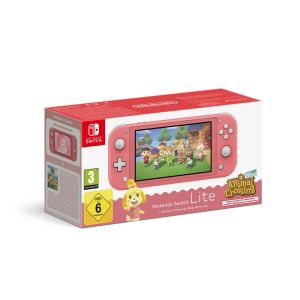 Nintendo Console Switch Lite Corail + Animal Crossing