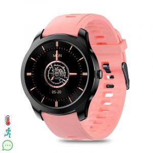 Image de Dam Smartwatch m28 avec thermom&egrave;tre corporel, moniteur de o2 dans le sang et tension